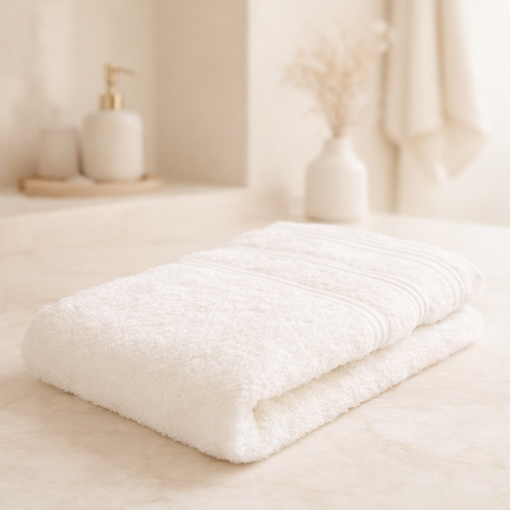 Serviette de toilette personnalisée en coton doux 50x100 cm