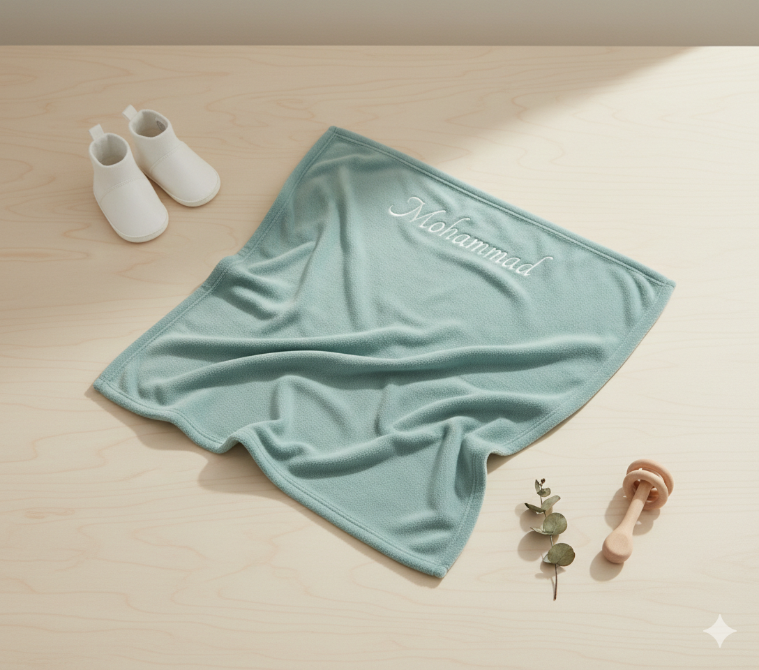 Couverture pour bébé personnalisée