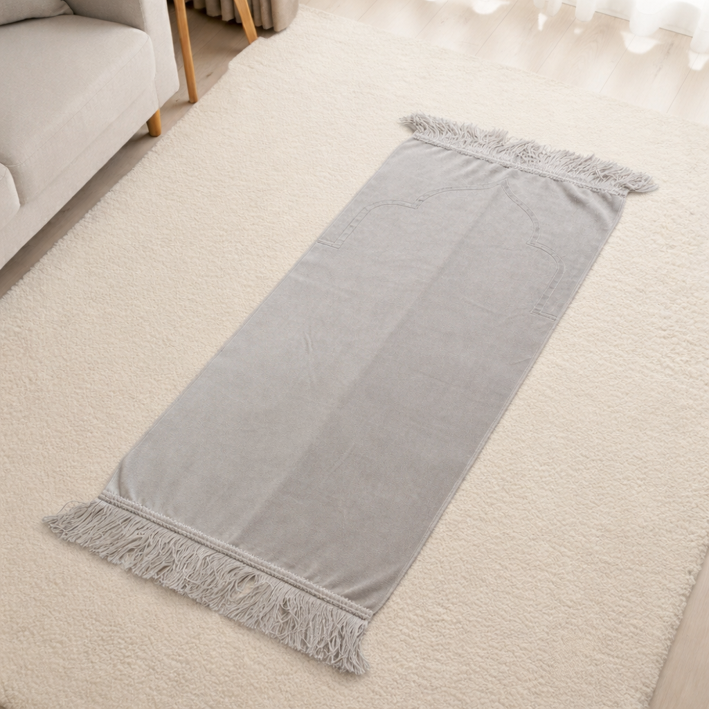 Tapis de prière personnalisé en velours