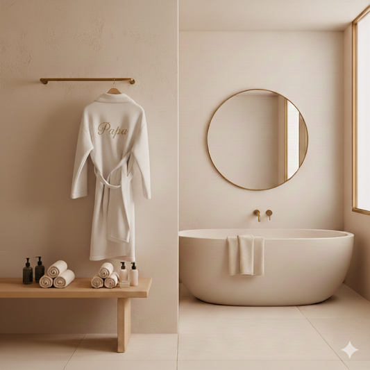 Peignoir de bain personnalisé