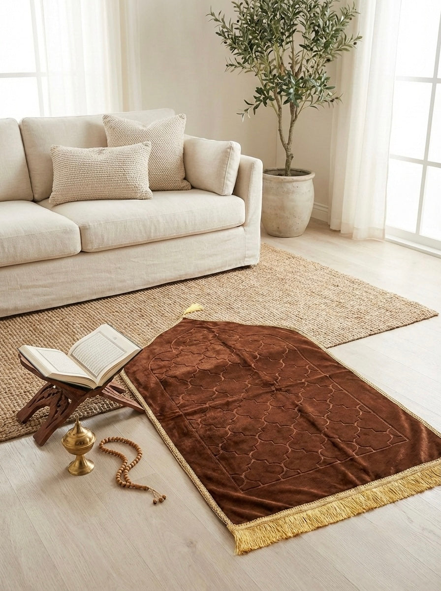 Tapis de prière matelassé Dôme personnalisé